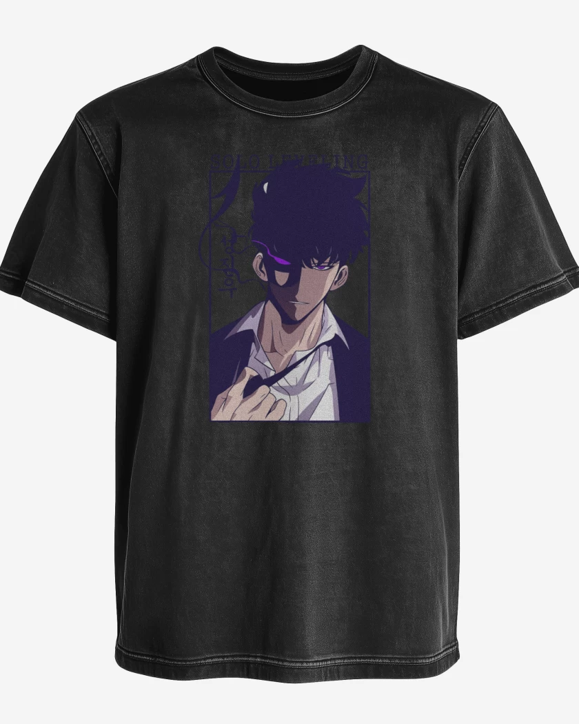 Polera desgastada Solo Leveling Sung