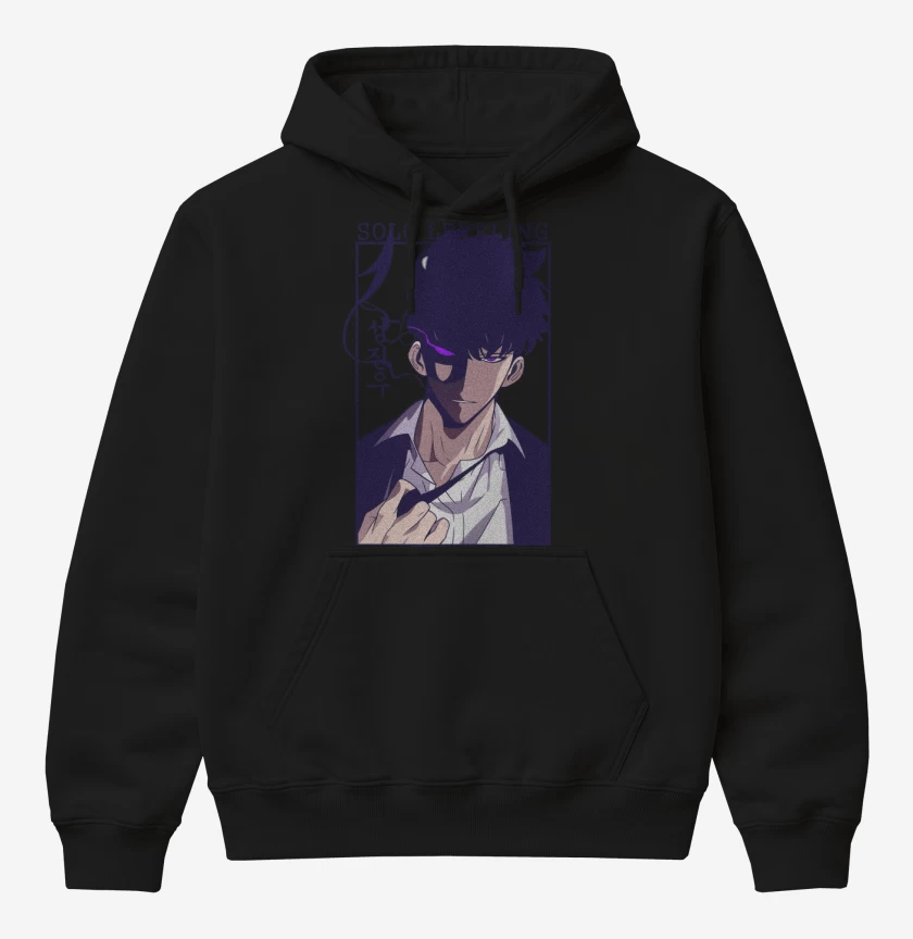 Poleron Canguro básico Solo Leveling Sung