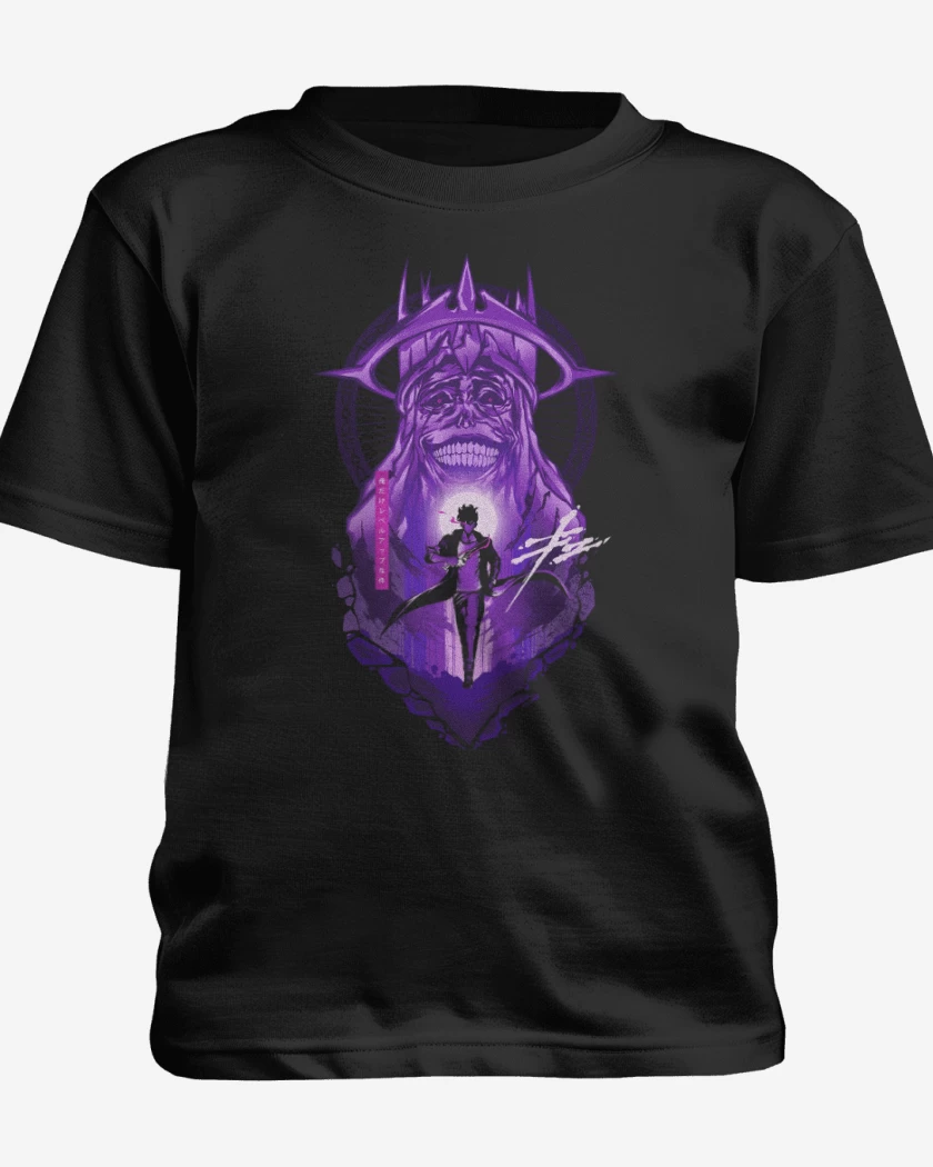 Polera de niño Solo Leveling Monarca