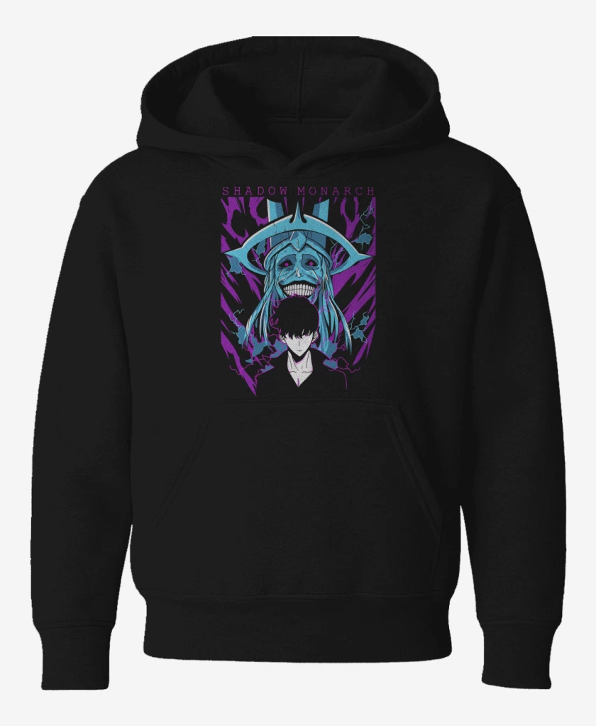Poleron de niño Negro de Solo Leveling Shadow
