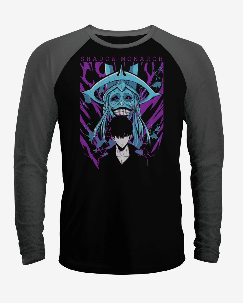 Polera Raglan Solo Leveling Shadow