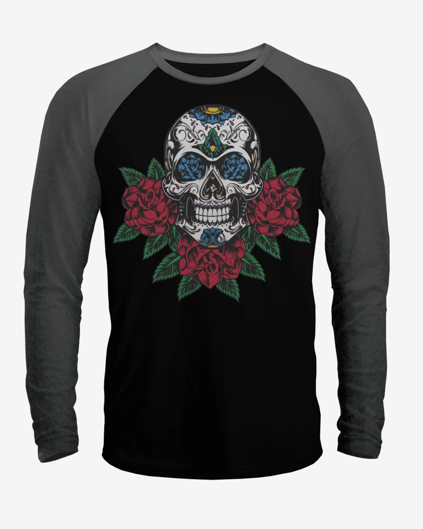 Polera Raglan Calaca 2 Color