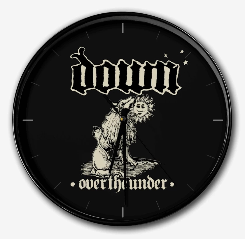 Reloj Negro de Down Over the under