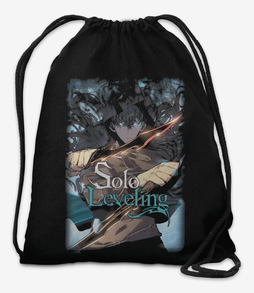 Mochila Negro de Solo Leveling fly