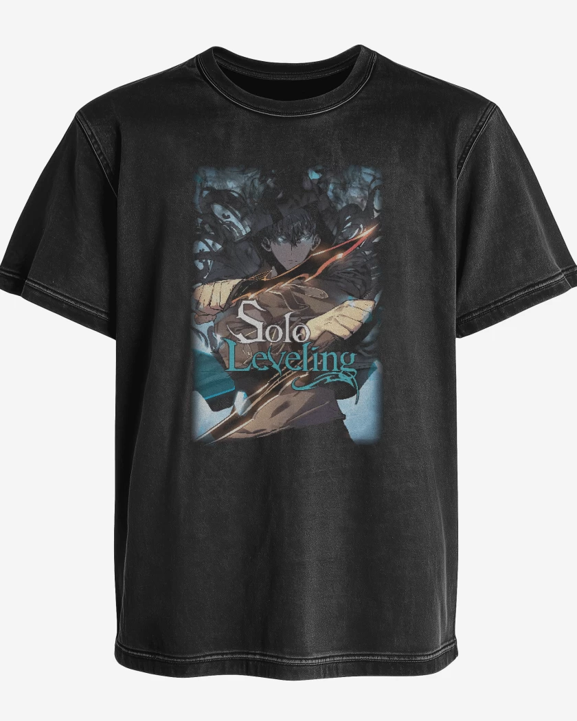 Polera desgastada Solo Leveling fly
