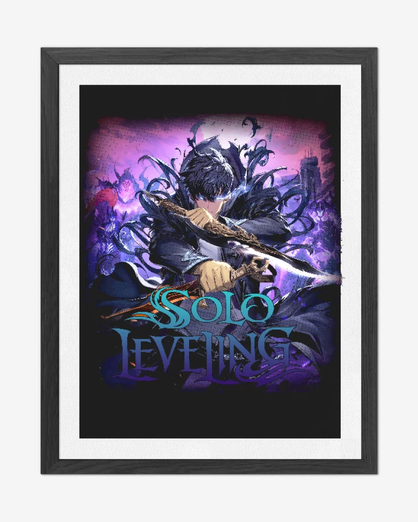 Cuadro decorativo Negro de Leveling