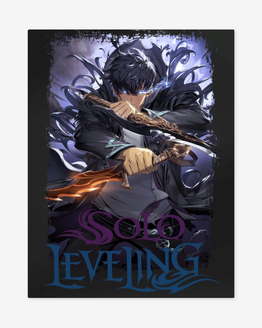 Print metalico Negro de Solo Lev