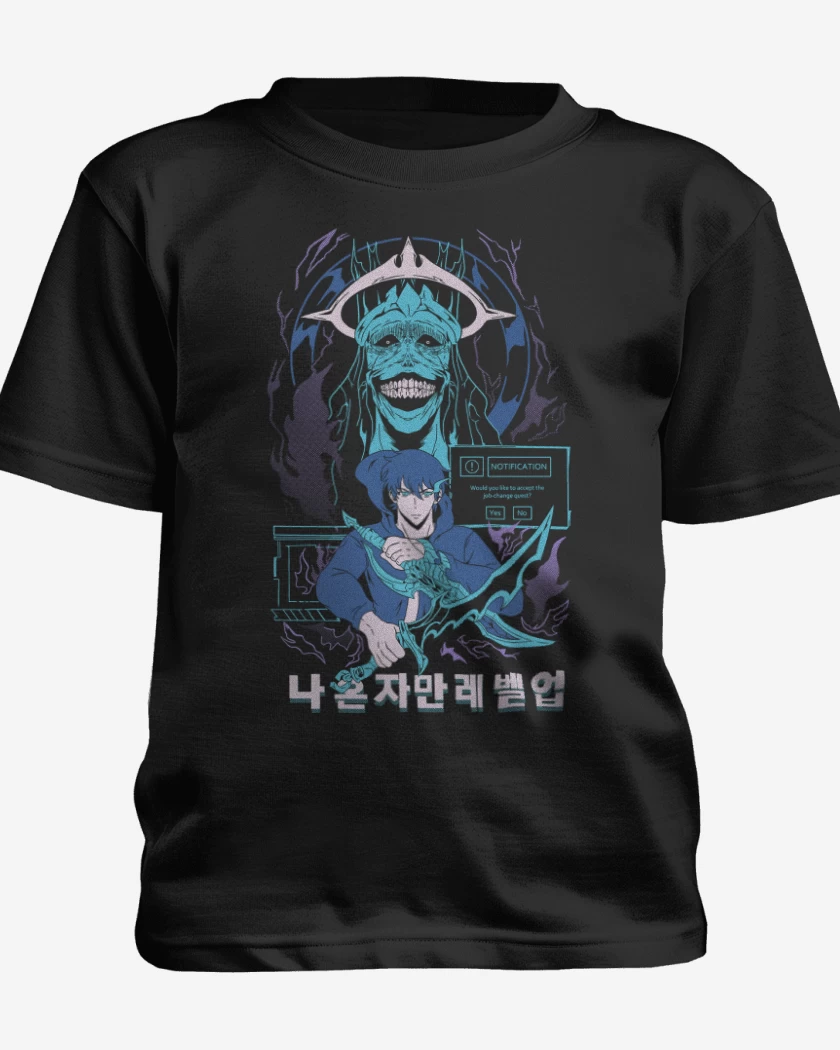 Polera de niño Solo Leveling Sung Cazador