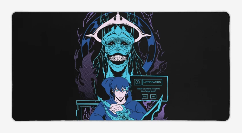 Mouse pad Gamer Solo Leveling Sung Cazador