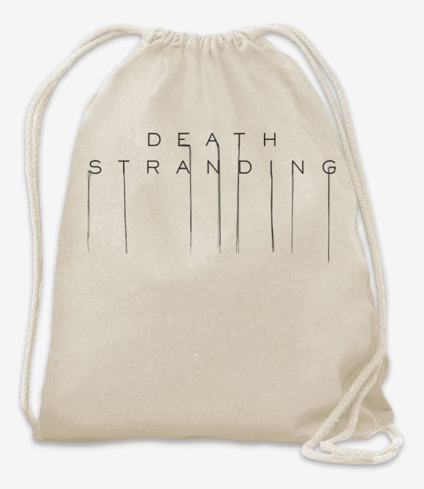 Mochila Blanco de Death Stranding Logo