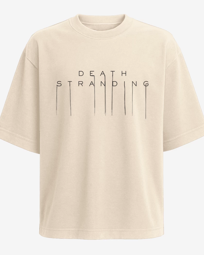 Polera Oversize Death Stranding Logo
