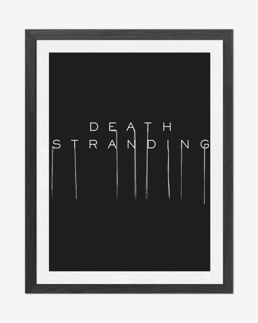 Cuadro decorativo Negro de Death Stranding v2