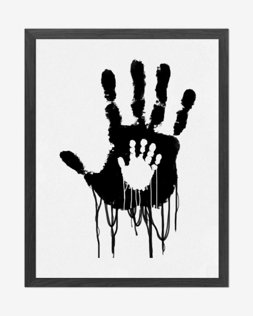 Cuadro decorativo Blanco de Death Stranding Hands