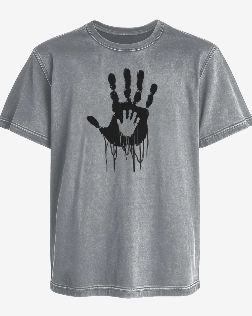 Polera desgastada Death Stranding Hands