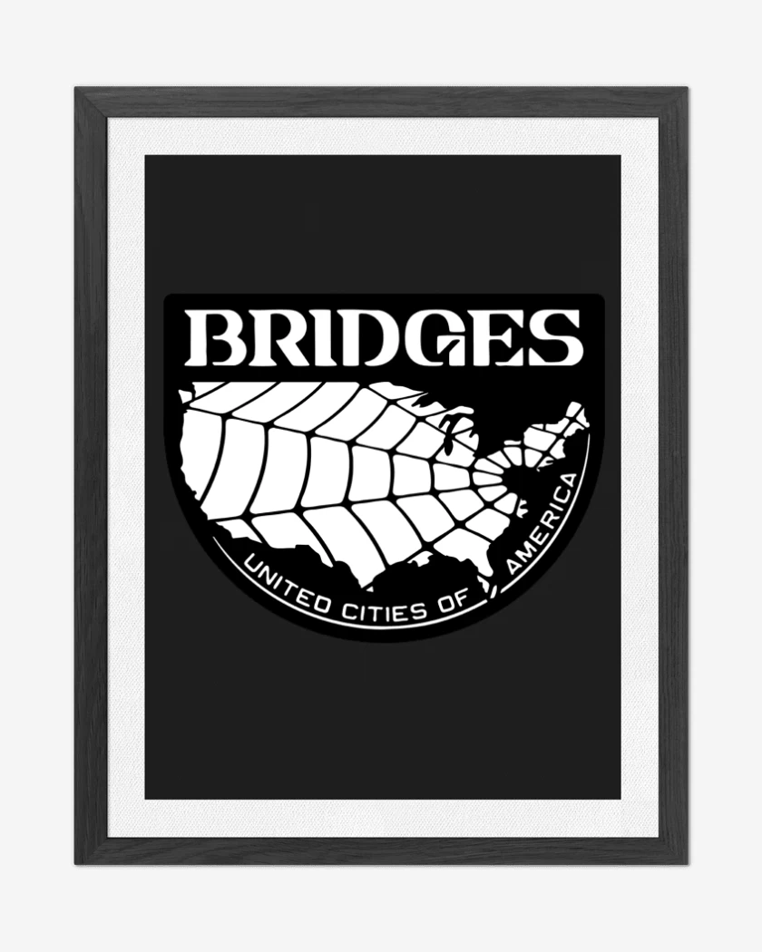 Cuadro decorativo Negro de DS Bridges