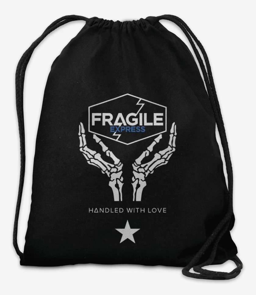 Mochila Negro de Death Stranding Fragile 