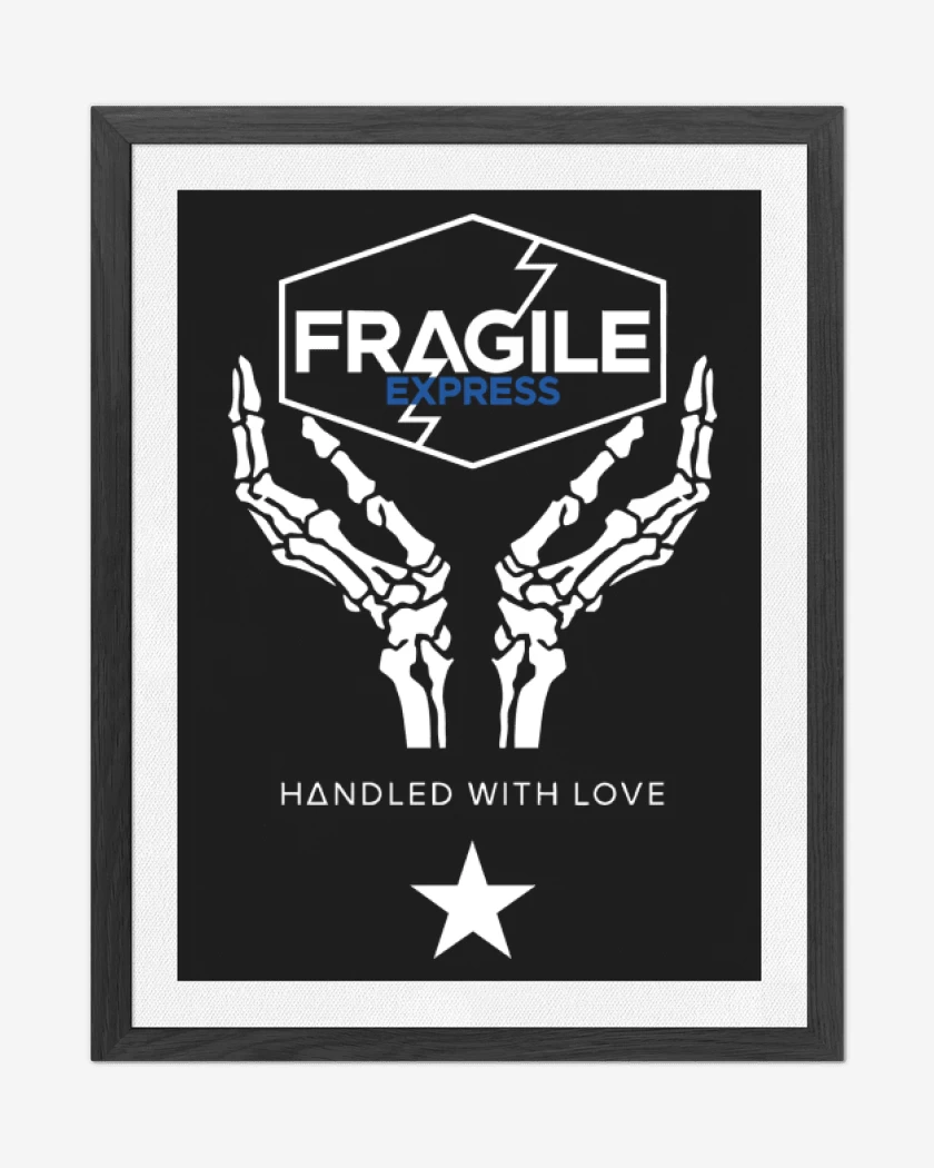 Cuadro decorativo Negro de Death Stranding Fragile 
