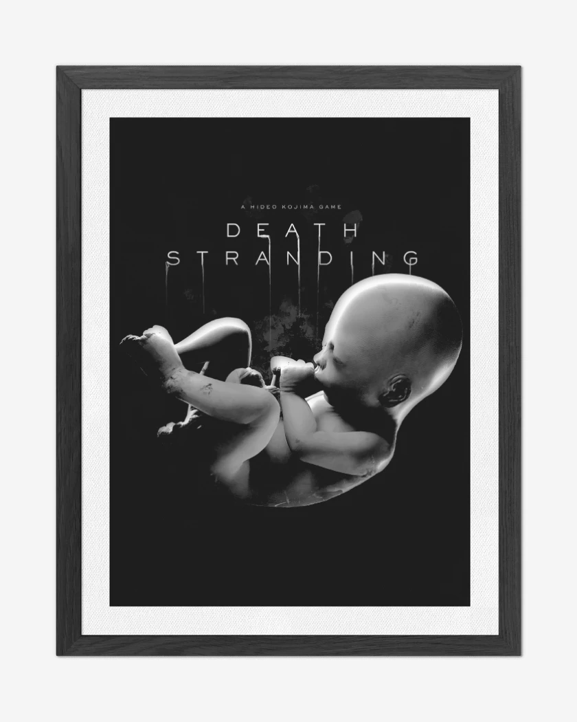 Cuadro decorativo Negro de Death Stranding BB