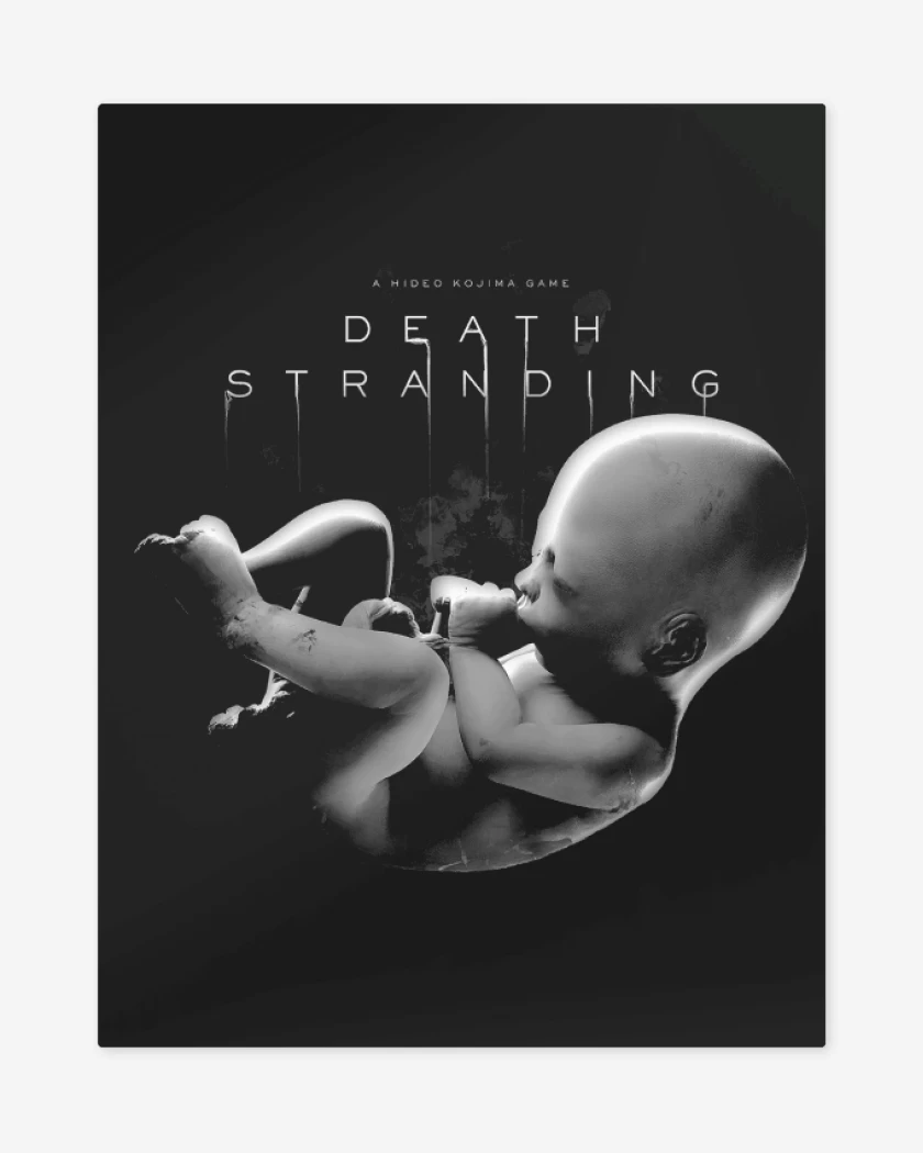 Print metalico Negro de Death Stranding BB