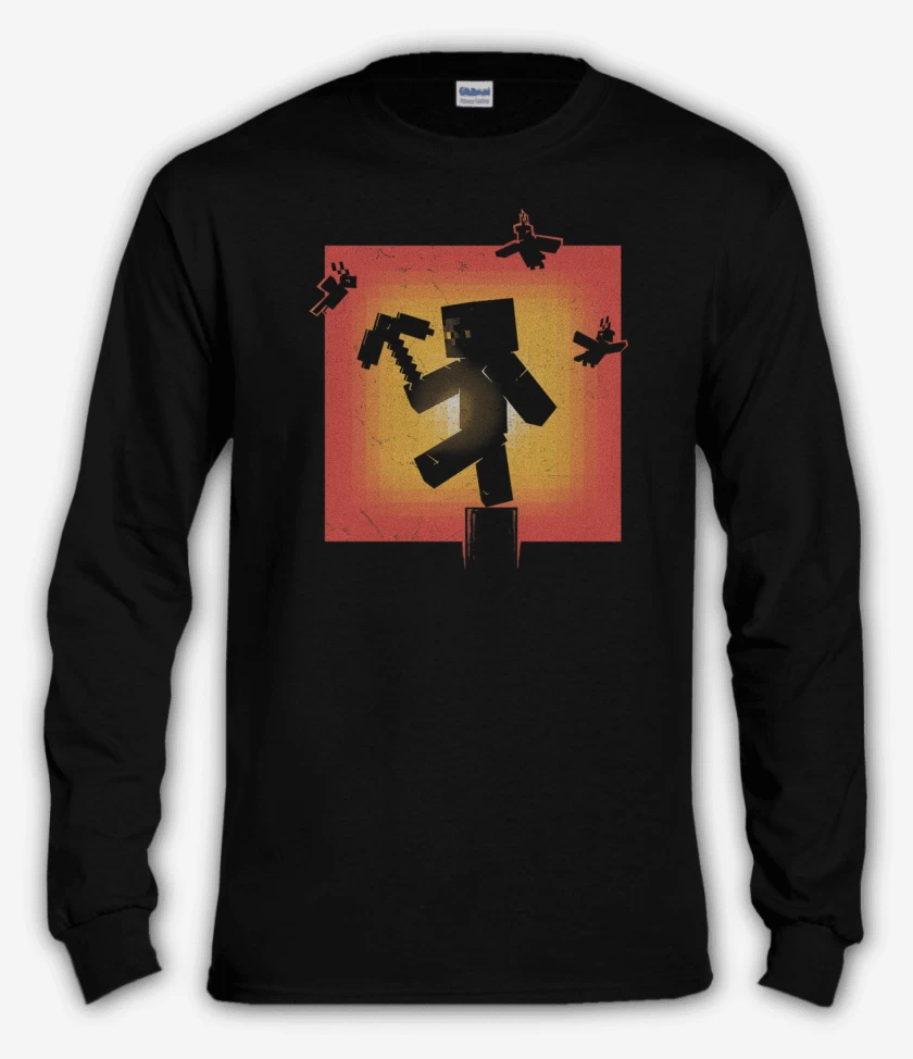 Polera manga larga Negro de Karate Steve