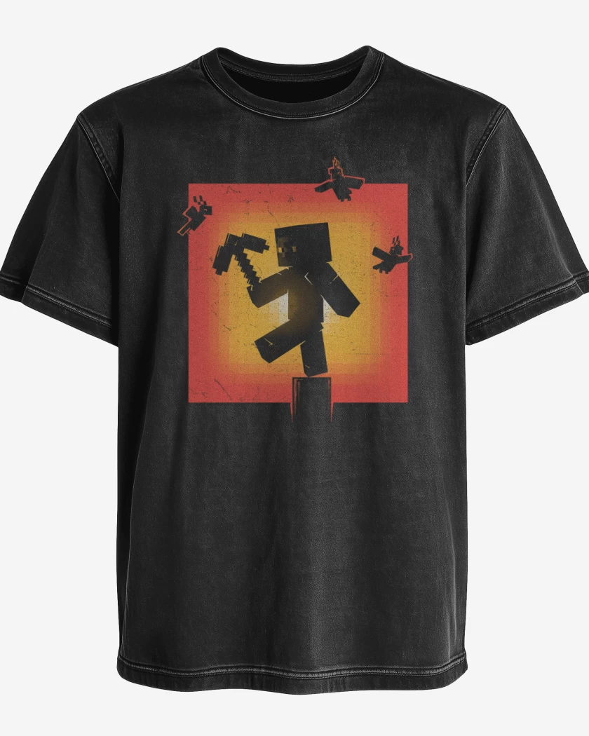 Polera desgastada Karate Steve