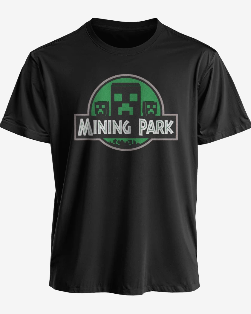 Polera premium Negro de Mining Park