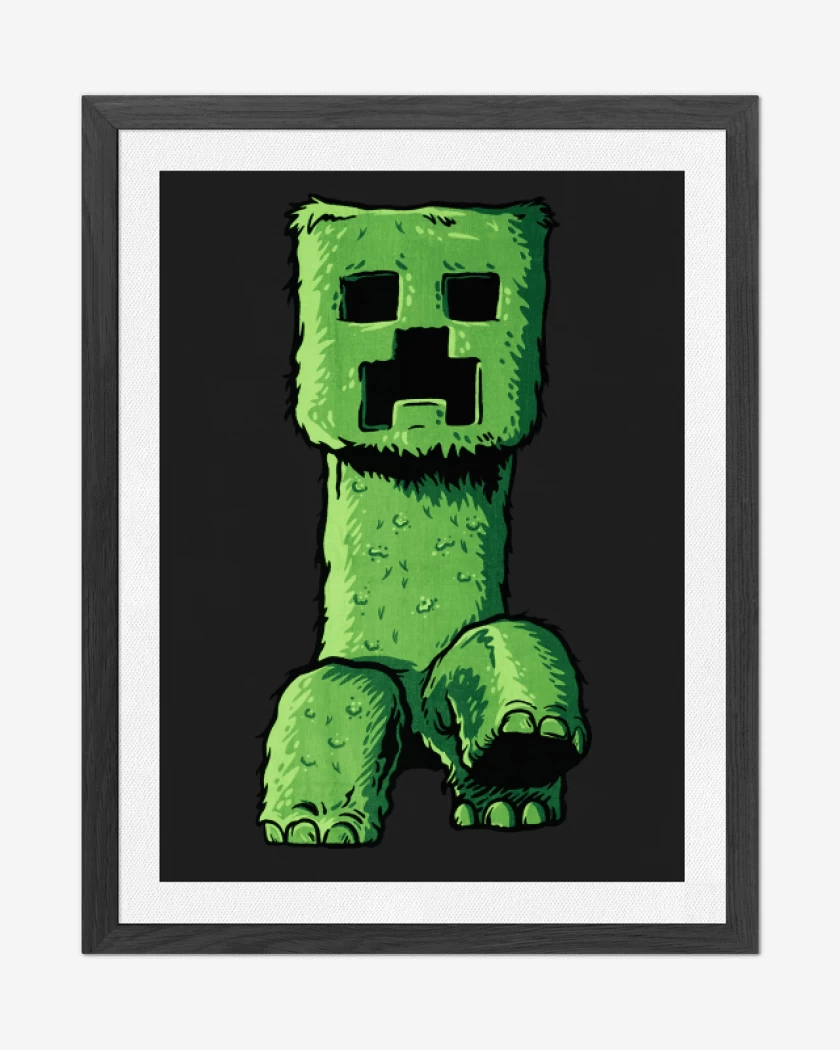 Cuadro decorativo Creeper Craft