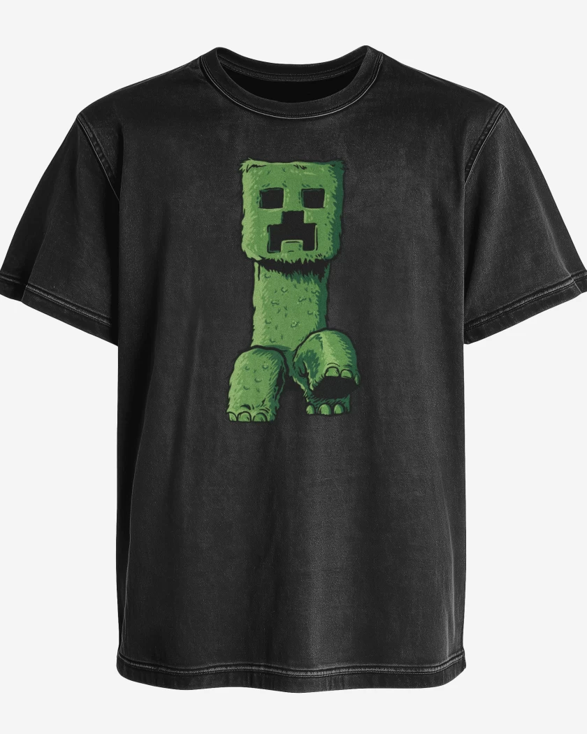 Polera desgastada Creeper Craft