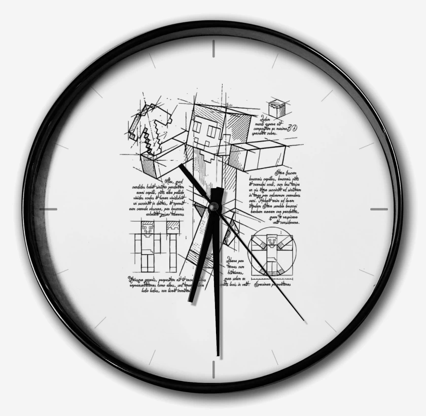 Reloj Plano de Steve 