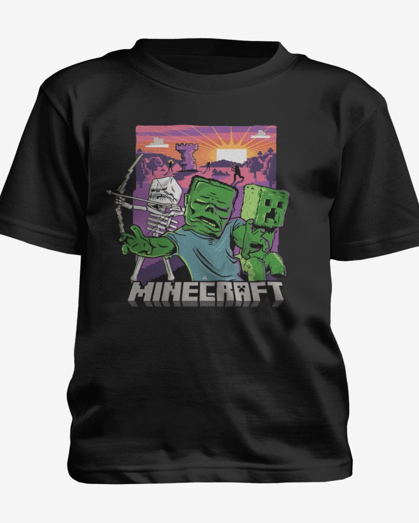Polera de niño Minecraft Movie
