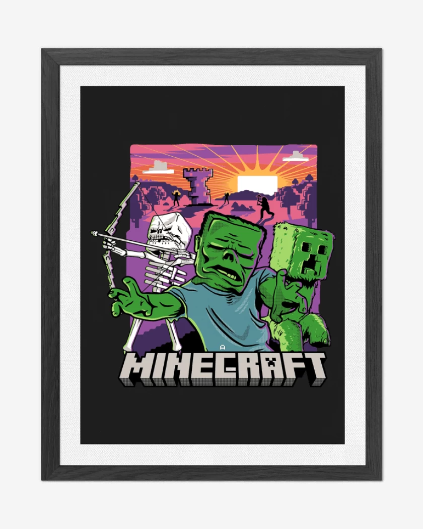 Cuadro decorativo Minecraft Movie