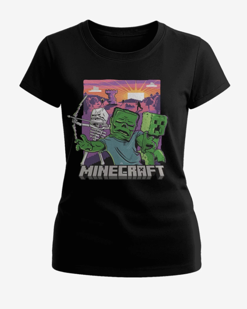 Polera de Mujer Minecraft Movie