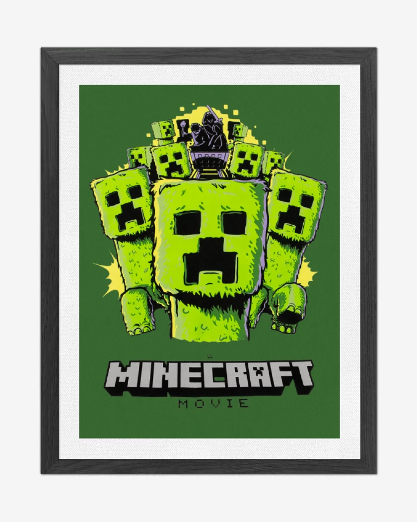 Cuadro decorativo Verde jade de Creepers 