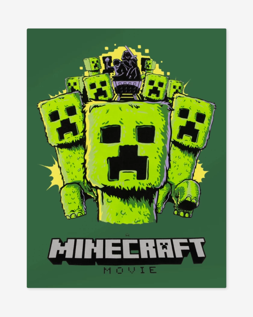 Print metalico Verde jade de Creepers 
