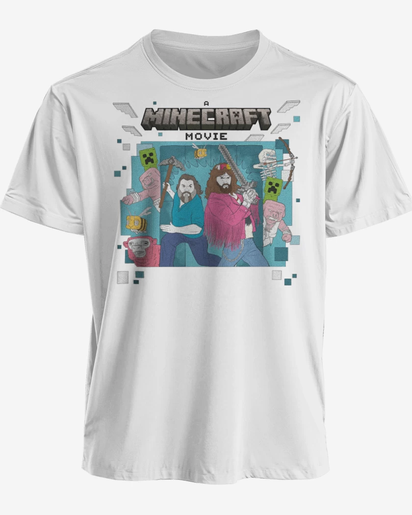 Polera Minecraft La Pelicula