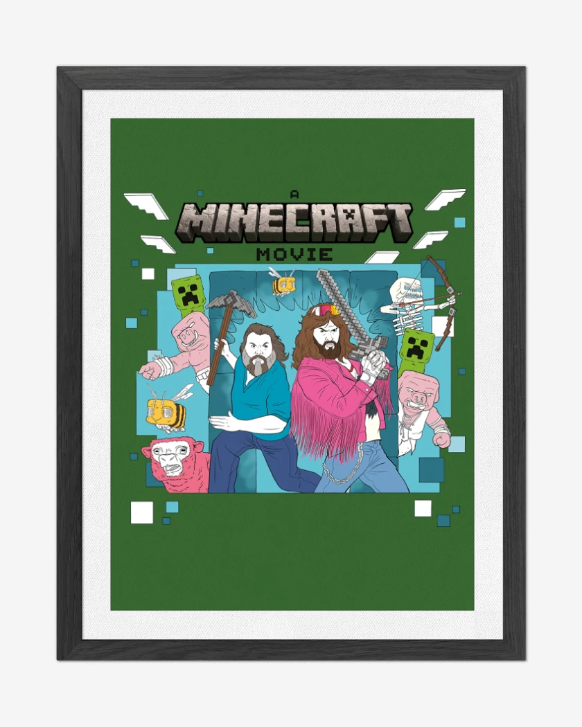 Cuadro decorativo Minecraft La Pelicula