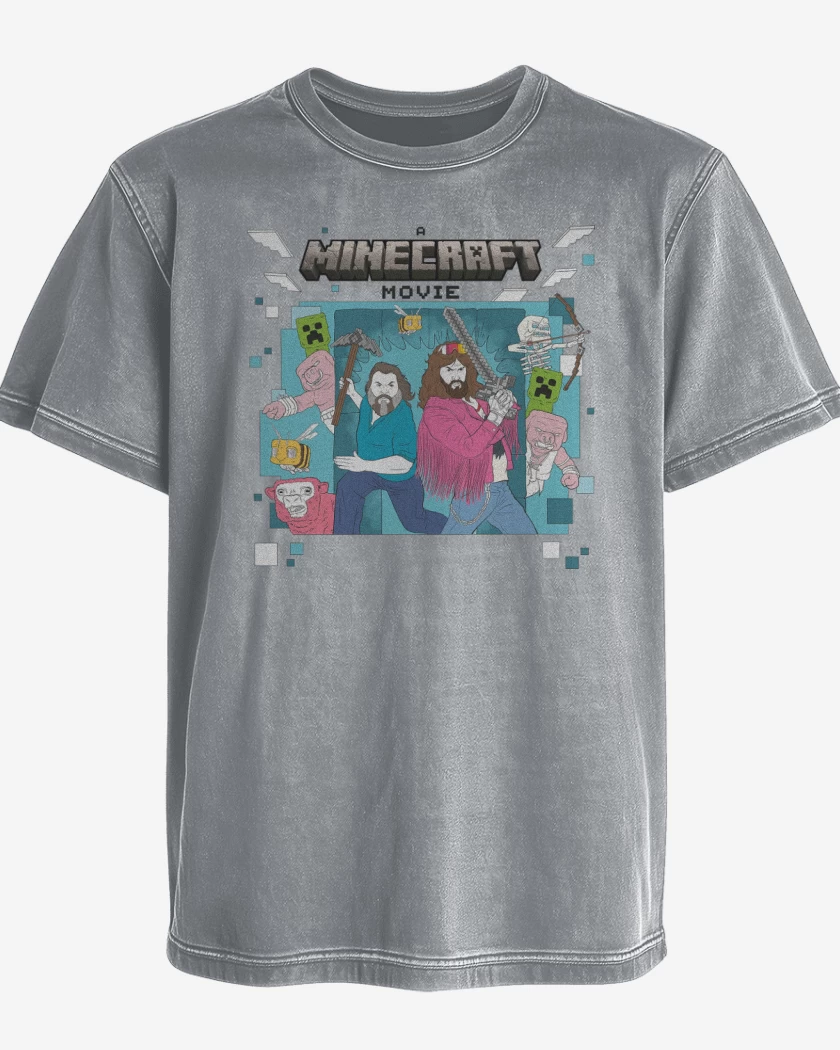 Polera desgastada Minecraft La Pelicula