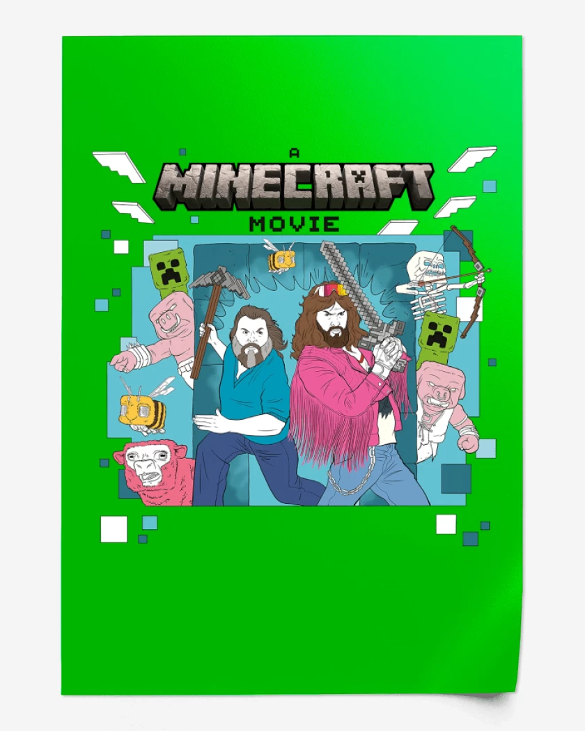 Print Minecraft La Pelicula
