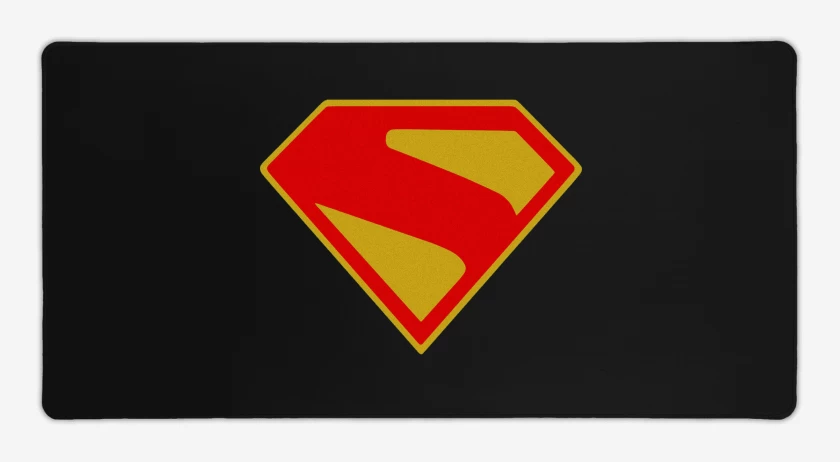 Mouse pad Gamer Negro de Superhombre 2025