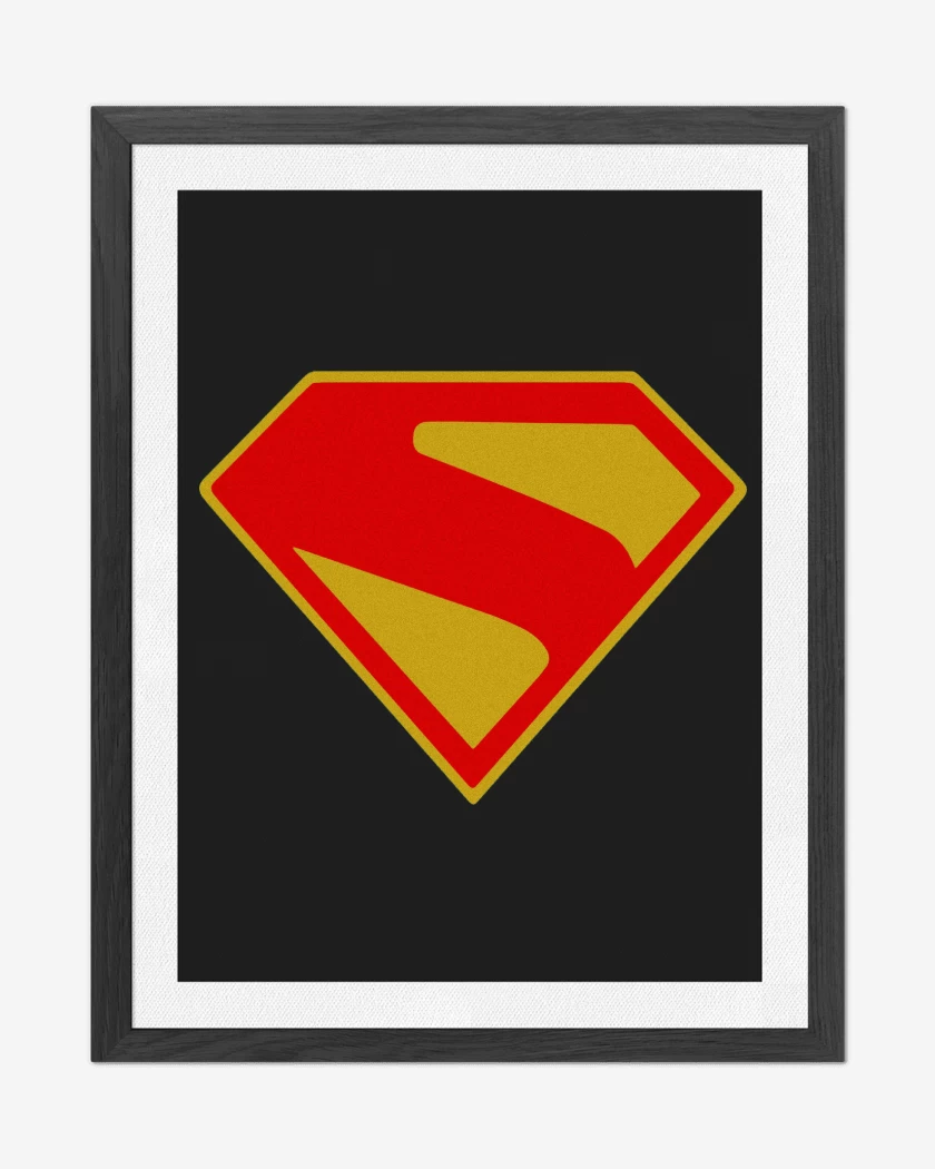 Cuadro decorativo Negro de Superhombre 2025