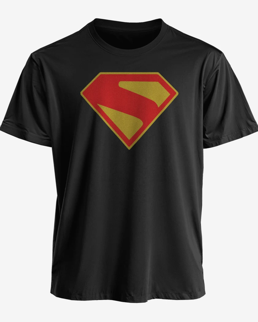 Polera premium Negro de Superhombre 2025