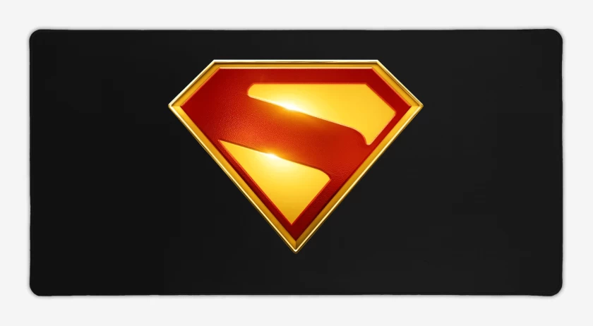 Mouse pad Gamer Negro de Superman 2025