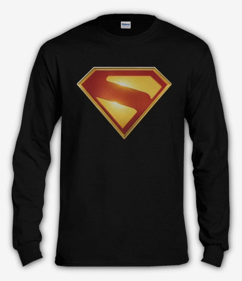 Polera manga larga Superman 2025