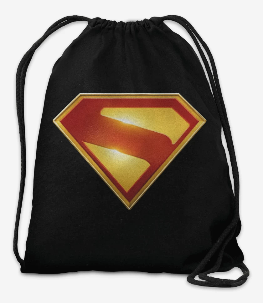 Mochila Negro de Superman 2025