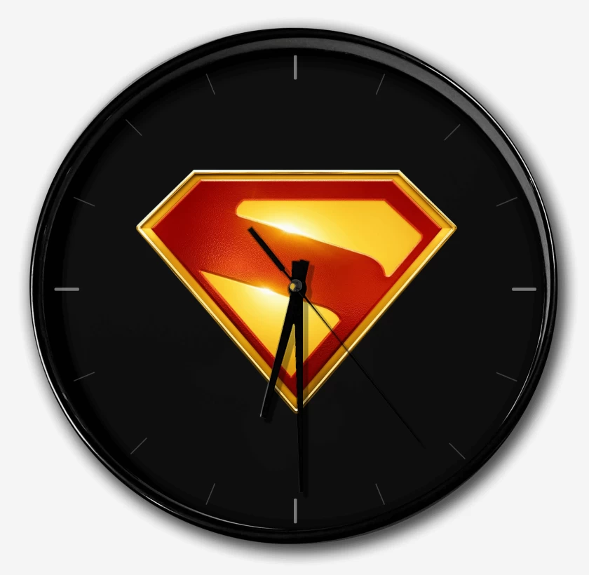 Reloj Negro de Superman 2025