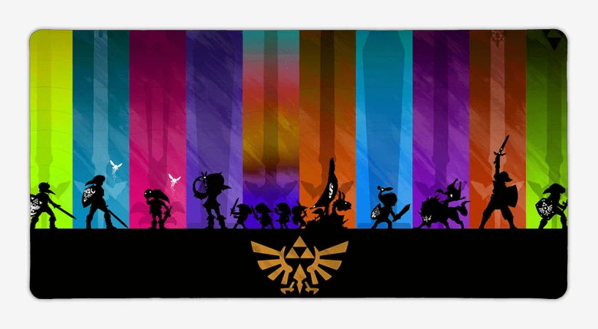 Mouse pad Gamer Zelda MP Colores