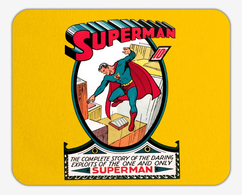 Mousepad Superman Comic Clásico