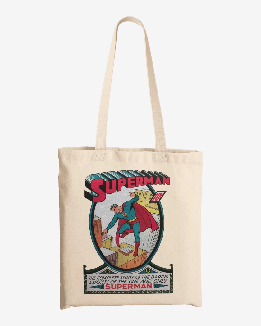 Totebag Superman Comic Clásico