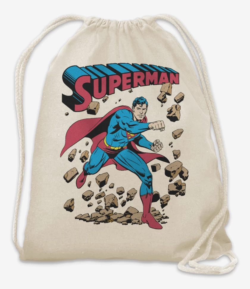 Mochila Blanco de Superman Imbatible
