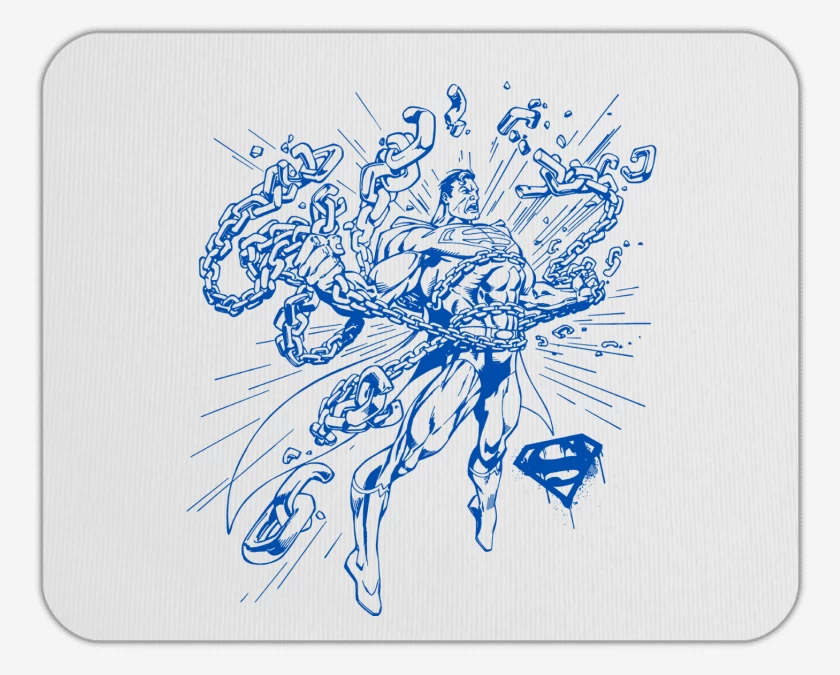 Mousepad Superman Rompiendo Cadenas